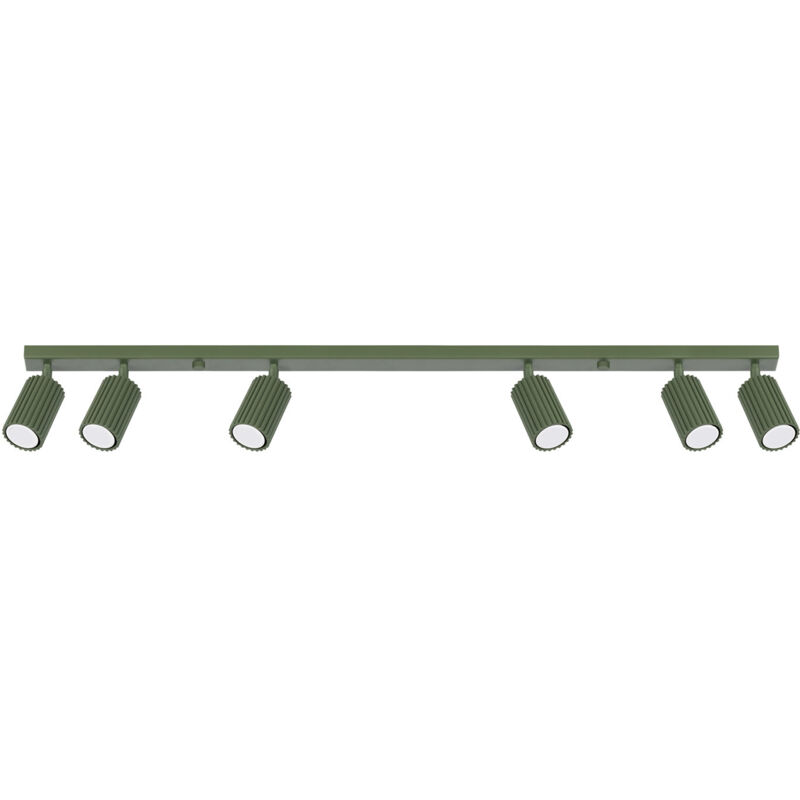 Deckenleuchte Karbon 6xgu10 117cm Sollux