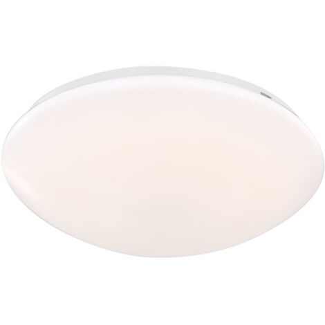 Deckenleuchte Küchenlampe LED Deckenlampe opal weiß Flurlampe, 12W 820lm warmweiß, DxH 29,5 x 9,5 cm