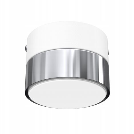DECKENLEUCHTE LED LOFT GX53 WEISS CHROM POLNISCH DEKORATIVE LAMPE