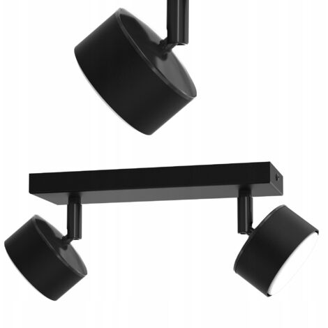 DECKENLEUCHTE LED-SPOTLIGHT SCHWARZ GX53 POLNISCH MODERNE LAMPE 2-POINT