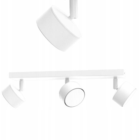 DECKENLEUCHTE LED WEISS SPOTLIGHT GX53 POLNISCH MODERNE LAMPE 3-PUNKT