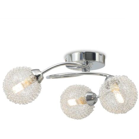 vidaXL Deckenleuchte für 3 G9-Glühlampen 120 W