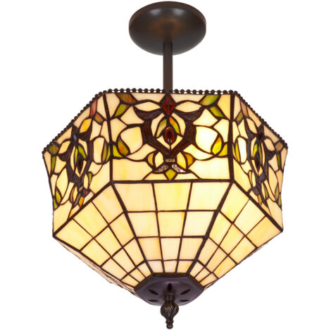Deckenleuchte mit niedriger Decke und Bildschirm mit 30 cm Durchmesser der Hexa-Serie