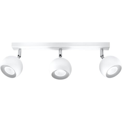 Deckenleuchte Oculare 3 GU10 Weiß Sollux SL.0439