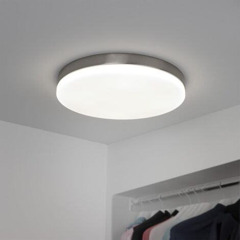 Deckenleuchte Slim Pro silber - Lichtfarbe: Neutralweiß 4000K - Ausführung: 24W Ø380 mm