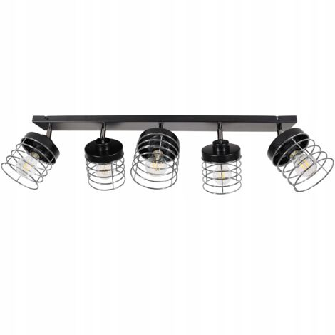 DECKENLEUCHTE STREIFENLAMPE LAMPE BÜRSTENLAMPE CHROM LED