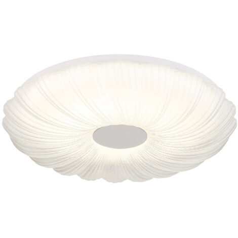 Deckenleuchte Tageslichtleuchte Wohnzimmerlampe LED CCT opal nickel matt rund