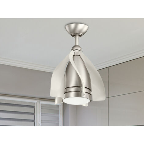 Deckenleuchte TERNA mit Ventilator und Fernbedienung höhenverstellbar, Ø 38cm