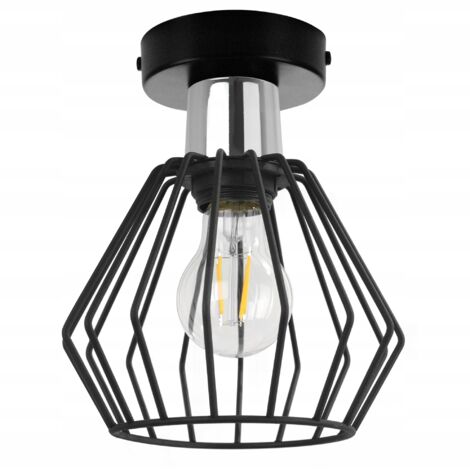 DECKENLEUCHTE, WANDLEUCHTE, METALLLEUCHTE, DRAHT, LED
