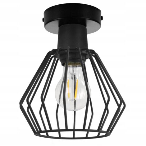 DECKENLEUCHTE, WANDLEUCHTE, METALLLEUCHTE, DRAHT, LED