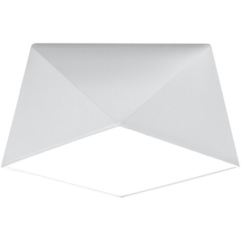 Deckenleuchte Weiß Modern eckig E27 Deckenlampe Schlafzimmer Wohnzimmer