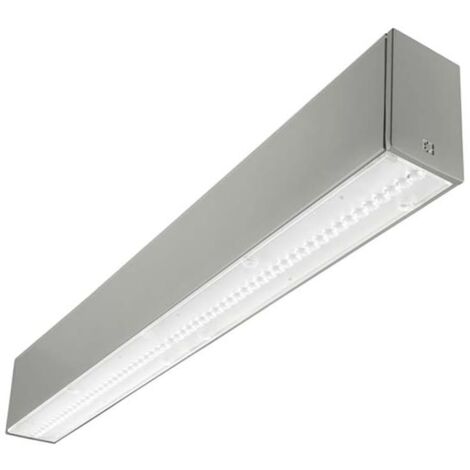 deckenleuchten infinite led lens 29w 4000k cri 80 grau ip40 4348lm