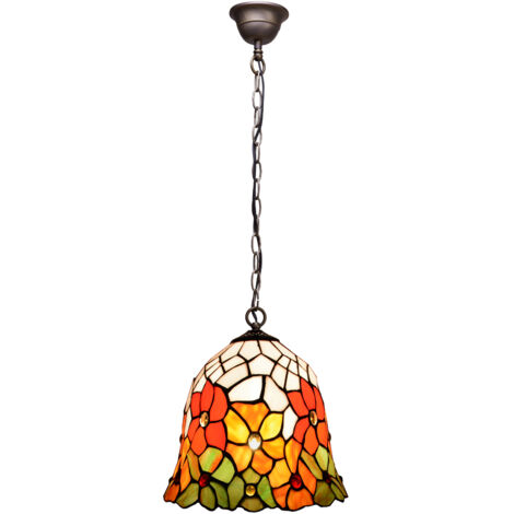 Deckenpendelleuchte mit Kette und Lampenschirm mit 20 cm Durchmesser Bell-Serie