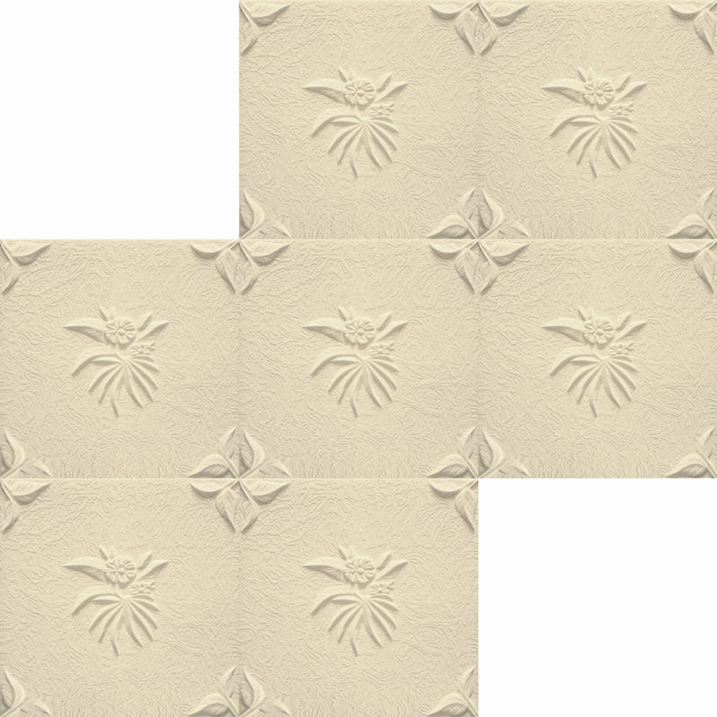 40 qm Deckenfliesen Dekorplatten Styroporplatten EPS formfest 50x50 Natura beige