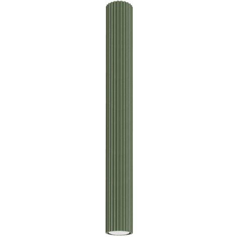 Deckenspot Aluminium Ø 6,5 cm Aufputz Olivgrün GU10 rund Modern Spot Lampe Decke Deckenlampe