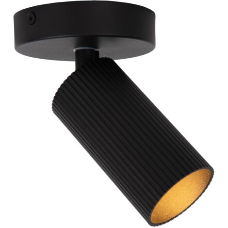 Deckenstrahler - 1xGU10 - Schwarz - Lucide CLUBS