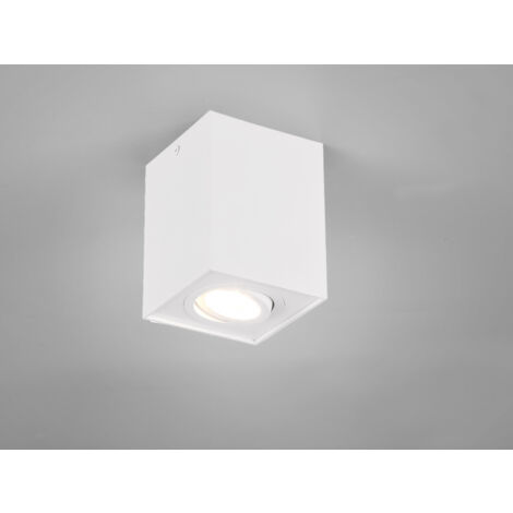 Deckenstrahler BISCUIT eckig Weiß, Breite 9,6cm