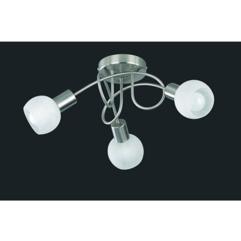 Deckenstrahler Pinwheel 3 Led Antibes Nickel Trio Lighting