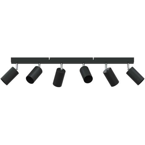 Deckenstrahler Schwarz 73 x 5.5 x 16.5 cm Stahl vidaXL