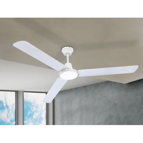 Deckenventilator FERRO weiß, Ø 142 cm, 3 Stufen Rechtslauf