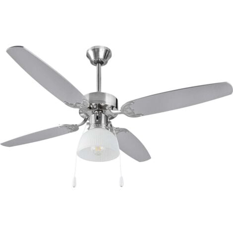 NINO LEUCHTEN Deckenventilator Lina Ventilator 3 Geschwindigkeitsstufen weiß Ø105 cm