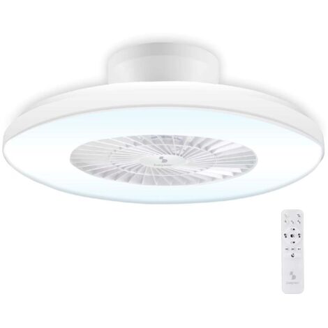 Deckenventilator mit led leuchten in 3 farben