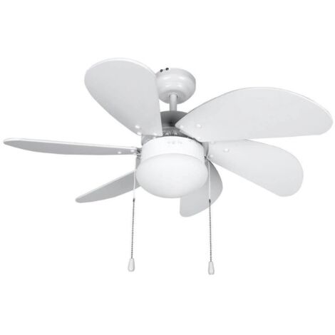 Deckenventilator Orbegoz, 76 cm, Weiß, 1 E14, 50 W, CP15076, Ref. 15464