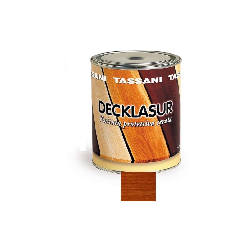 Tassani - decklasur finitura protettiva per legno cerata LT.2,5 Ciliegio