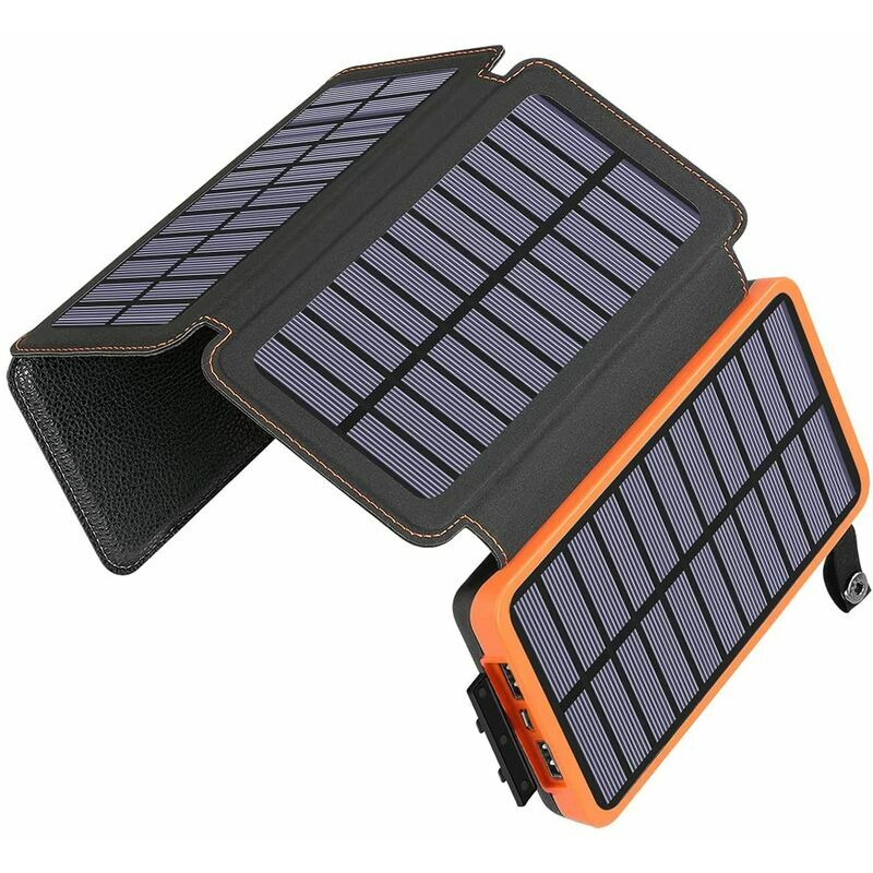 Deckon Caricabatterie Solar Power Bank - 25000mAh