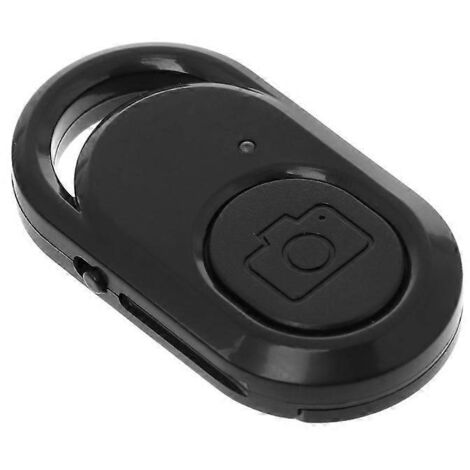 Déclencheur à distance sans fil portable compatible Bluetooth avec bouton selfie