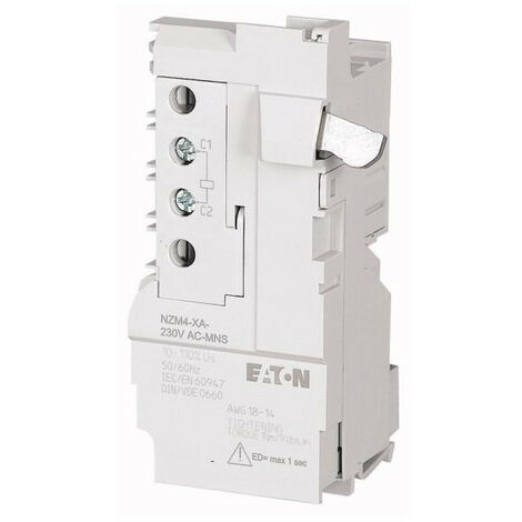 Déclencheur à émission de tension 230VAC pour disjoncteur de maille taille 4 EATON NZM4-XA-230AC-MNS