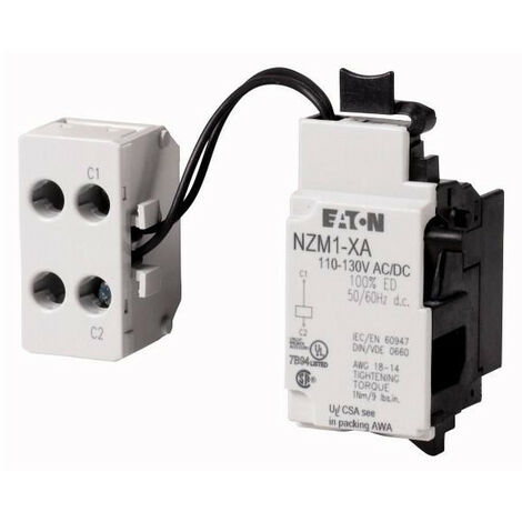Déclencheur à émission de tension 60VAC/DC 000259722 EATON NZM1 XA60AC/DC