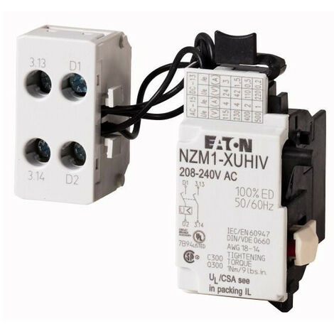 Déclencheur à manque de tension 24V DC +2Fa 000259547 EATON NZM1 XUHIV24DC