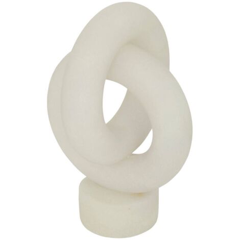 Déco à poser Louan blanc 21x21cm - Atmosphera créateur d'intérieur