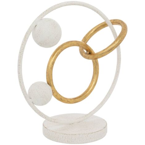 Déco à poser Rob blanc H30cm - Atmosphera créateur d'intérieur