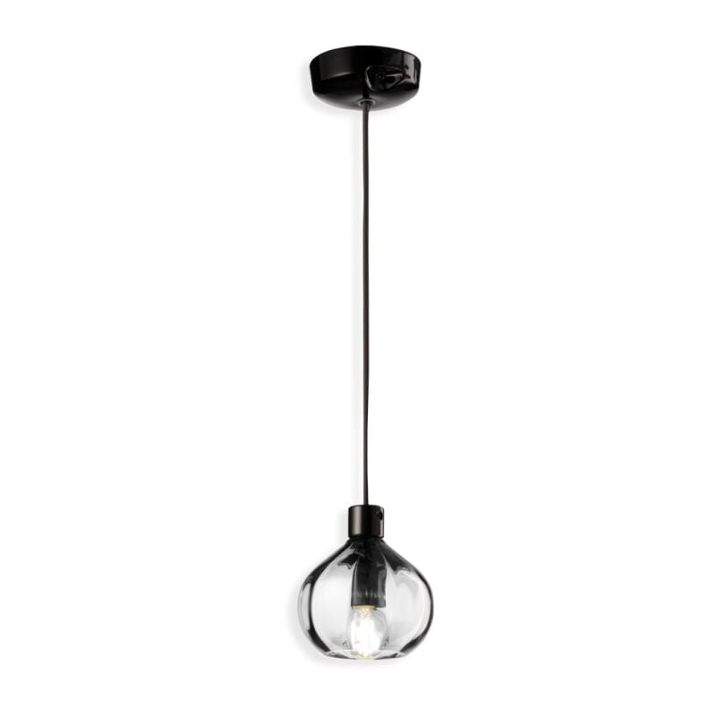 Ferroluce - deco' afoxe C2642, Lampe de suspension en verre