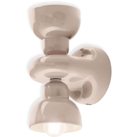 DECO' BERIMBAU C2601, Keramik Wandleuchte, Ferroluce