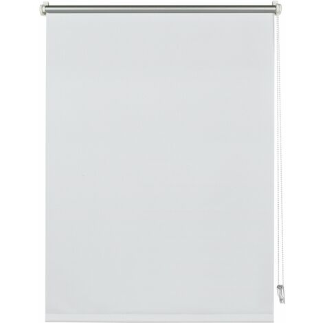 Deco Company, Tenda a Rullo, Con Morsetto di Fissaggio o Adesiva, Con Rivestimento Termico, Elevato Riflesso della Luce, Risparmio Energetico, Kit di Montaggio Incluso, Bianco, 60 x 150 cm (LxA)