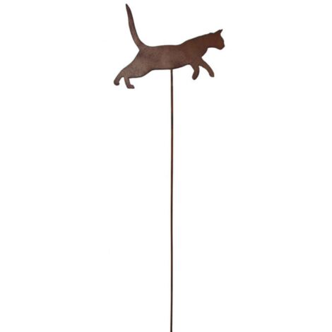 Déco de jardin Chat 85cm en métal