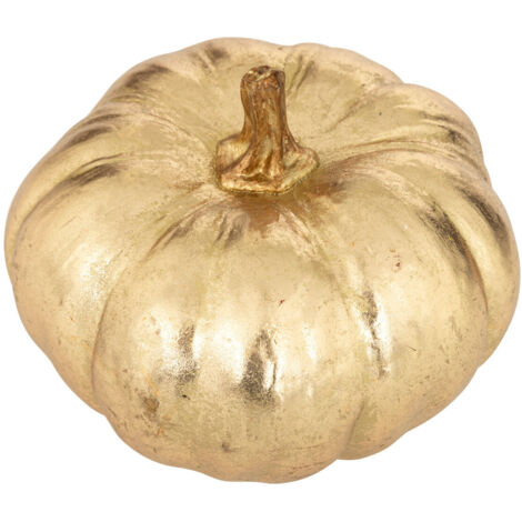 Déco de Noël Citrouille doré D 15 cm - Feeric Christmas