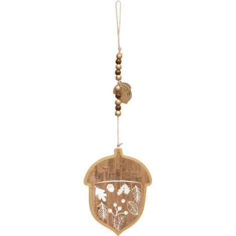 Déco de Noël Gland avec déco en Bois H 29 cm - Feeric Christmas