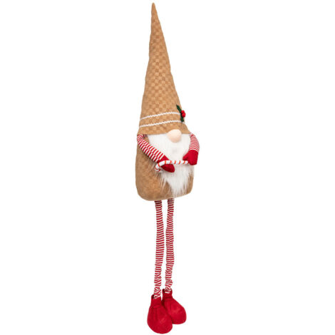 Déco de Noël Gnome Pain d'épice téléscopique H maxi 150 cm - Feeric Christmas