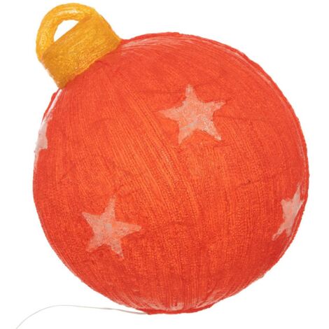 Déco de Noël lumineuse Grande Boule 60 LED H 37 cm - Feeric Christmas