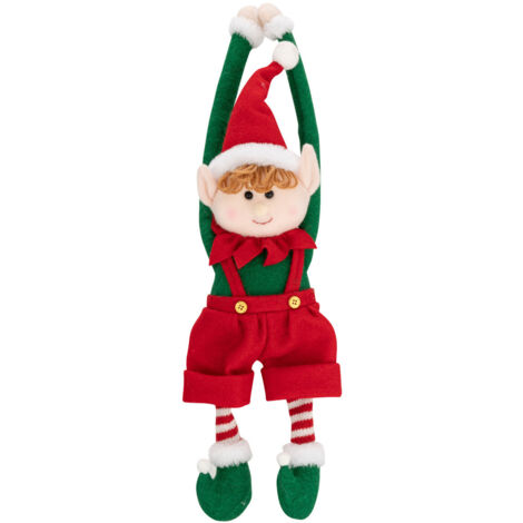 Déco de Noël Lutin à accrocher H 46 cm - Feeric Christmas