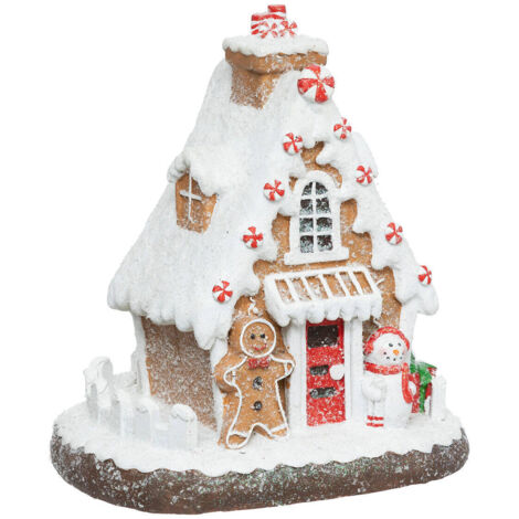 Déco de Noël Maison Pain d'épice L 26 x H 28 cm - Feeric Christmas