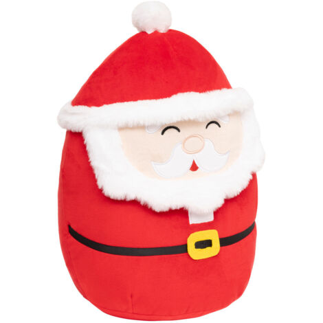 Déco de Noël Peluche Père Noël rouge et blanc H 35 cm - Feeric Christmas