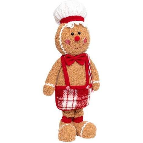 Déco de Noël Personnage Pain d'épice téléscopique H maxi 89 cm - Feeric Christmas