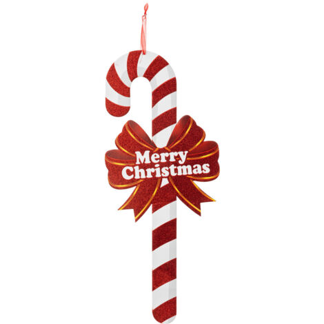 Déco de Noël Sucre d'orge Rouge et Blanc H 55 cm - Feeric Christmas