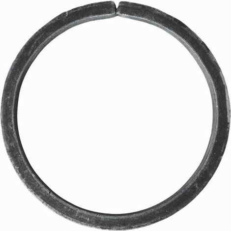 Deco Fer Forge – Cercle décoratif en fer forgé 100mm – Profilé plat 16x4mm – Fixation par soudure – Pour renforcement de sécurité et décoration moderne
