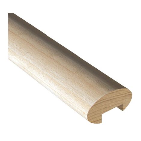 Deco Fer Forge – Main courante en bois de hêtre creuse pour intérieur – Longueur 2m, hauteur 35mm, largeur 70mm – À percer, supports tous les 80cm